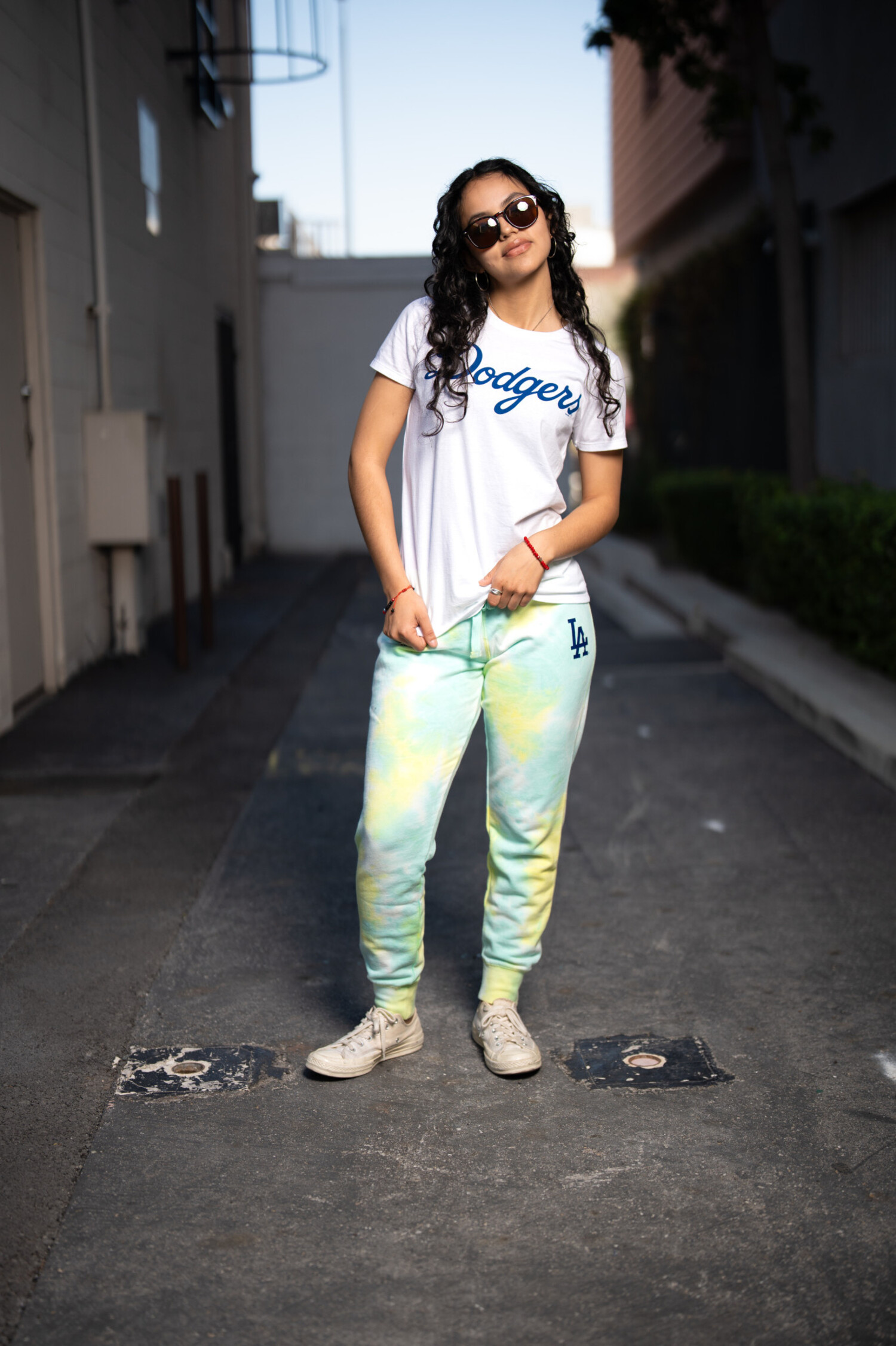 LA Dodgers NE Ice Dye W Lounge Pants - The Locker Room of Downey
