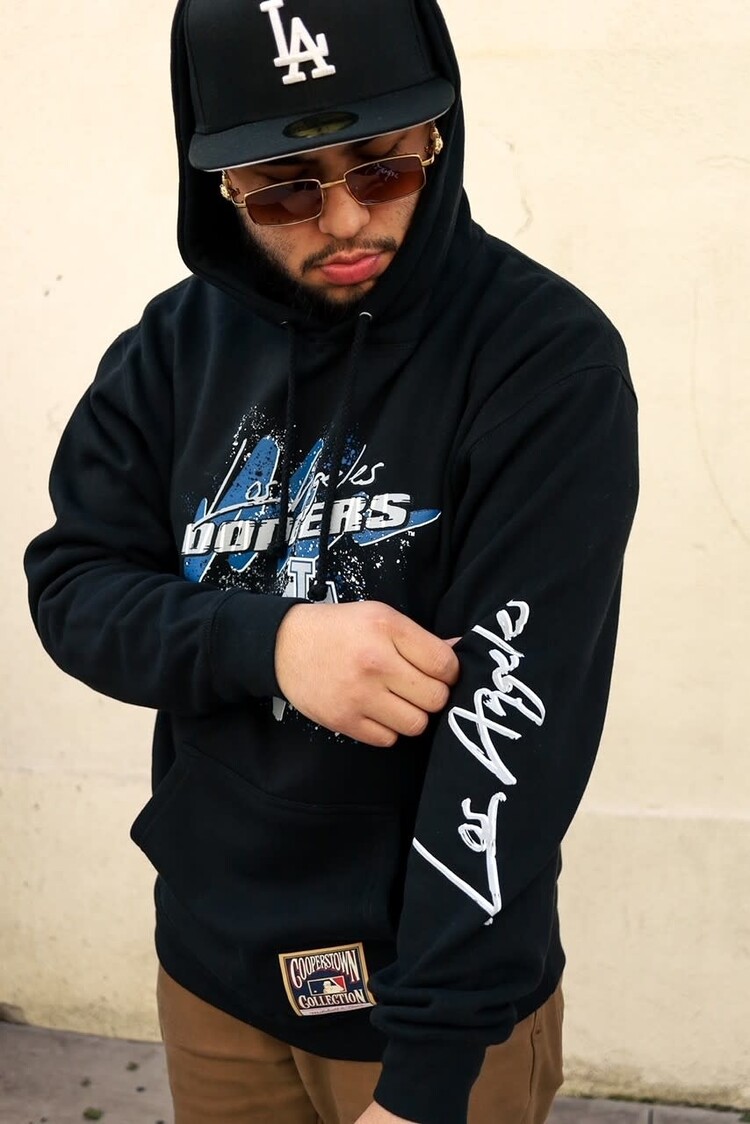 Mitchell and Ness LA Dodgers Men's M&N Hyper Hoops Hoodie
