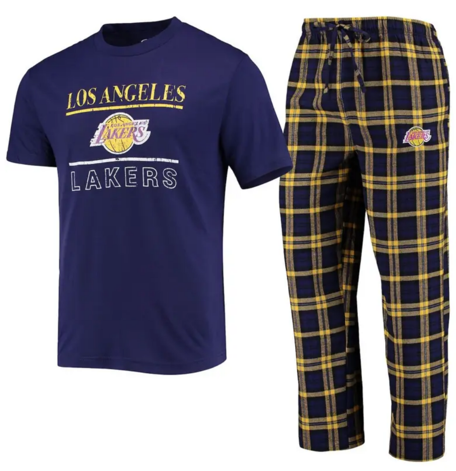 Lakers M Lodge Pajama Set - The Locker Room of Downey