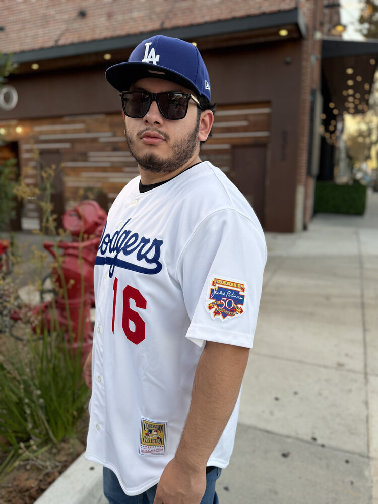 Mitchell and Ness LA Dodgers Men's Mitchell & Ness Authentic 1997 Hideo Nomo #16 Jersey White