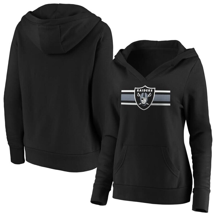 Fanatics Raiders W Stacked Stripes Hood
