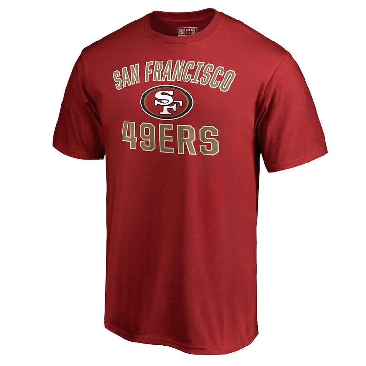 Fanatics 49ers M Victory Arch Red S/S