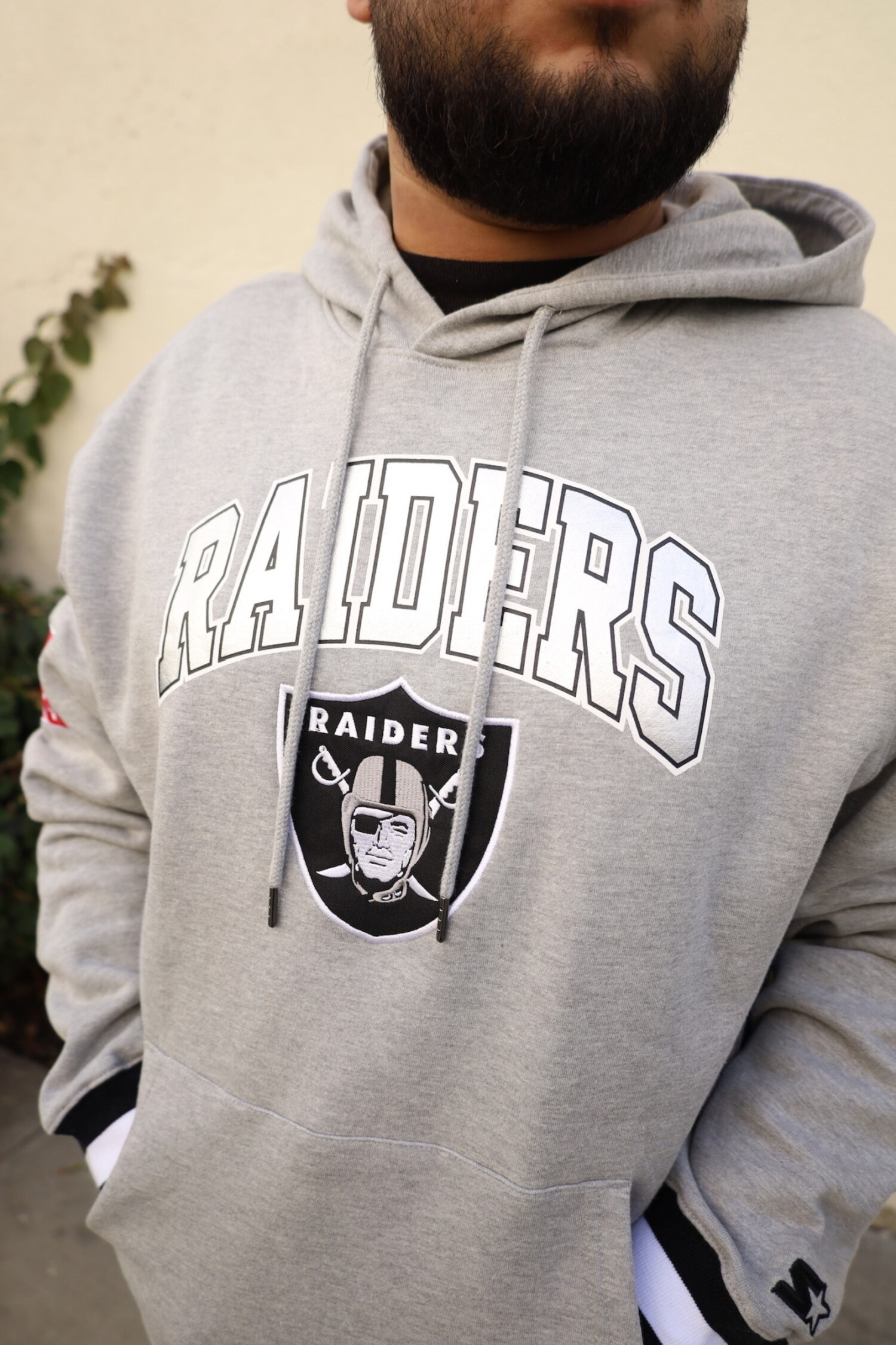 STARTER RAIDERS 長袖　メッシュ　ストリート　ヒップホップ　刺繍 STARTER RAIDERS 長袖 メッシュ ストリート ヒップホップ 刺繍 STARTER