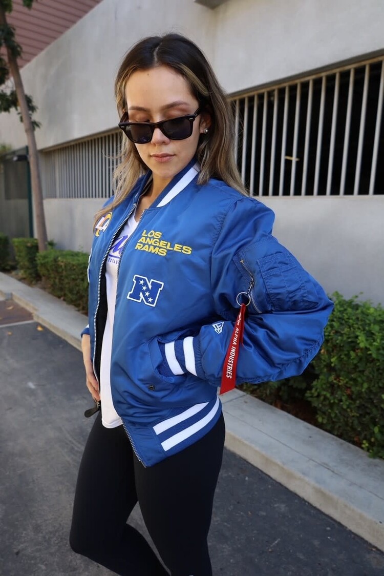 New Era LA Rams Men's NE Royal Alpha Jacket