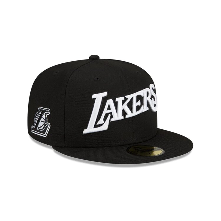 New Era Lakers City Off 5950 Black White Grey UV