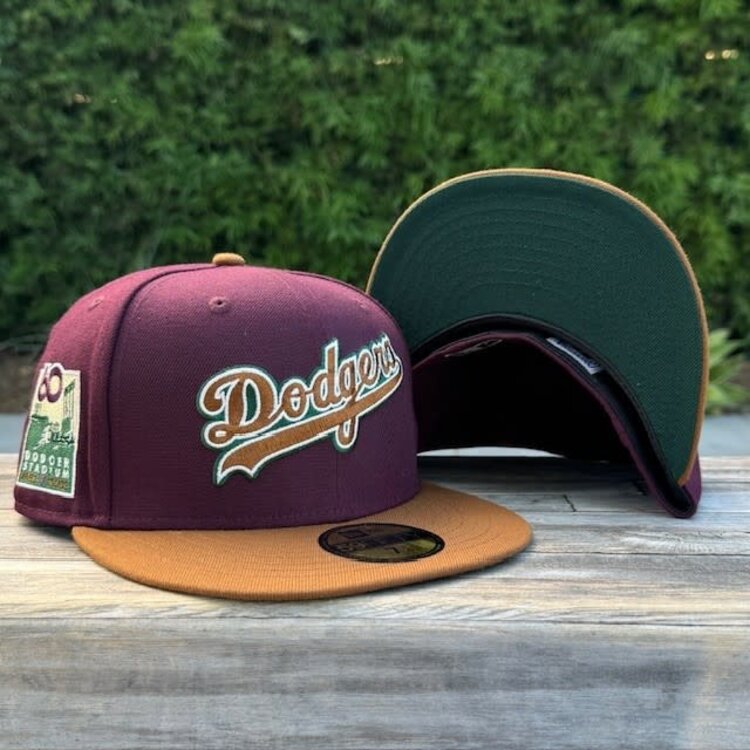 New Era LA Wordmark 60th Maroon/Brown