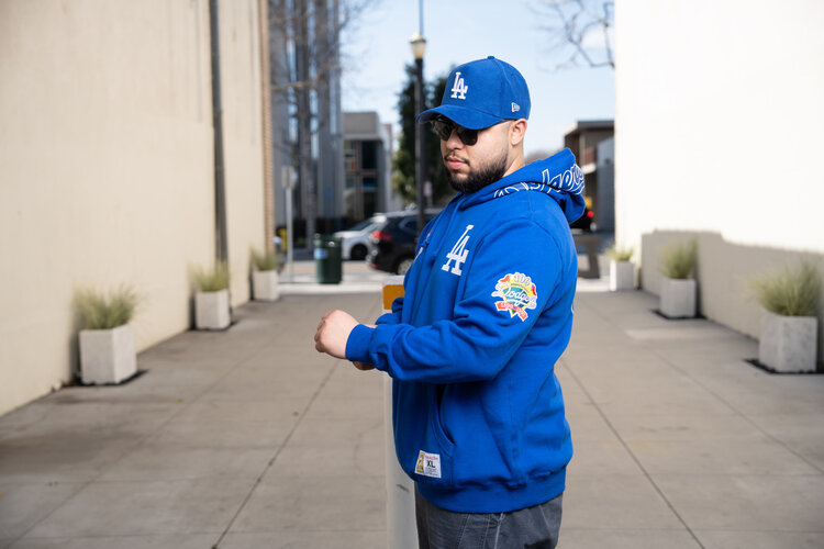 Mitchell and Ness LA Dodgers M&N City Collection Fleece Hoodie