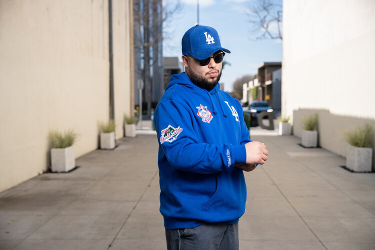 Mitchell and Ness LA Dodgers M&N City Collection Fleece Hoodie