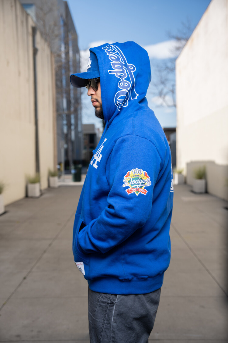 Mitchell and Ness LA Dodgers M&N City Collection Fleece Hoodie