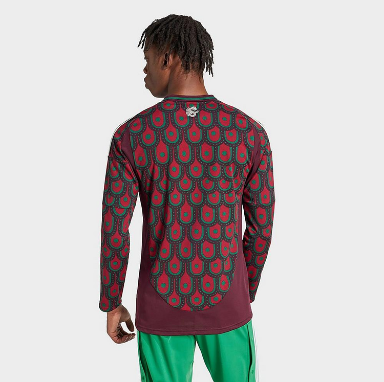 Adidas Mexico 2024 adidas Men's Home Long Sleeve Jersey