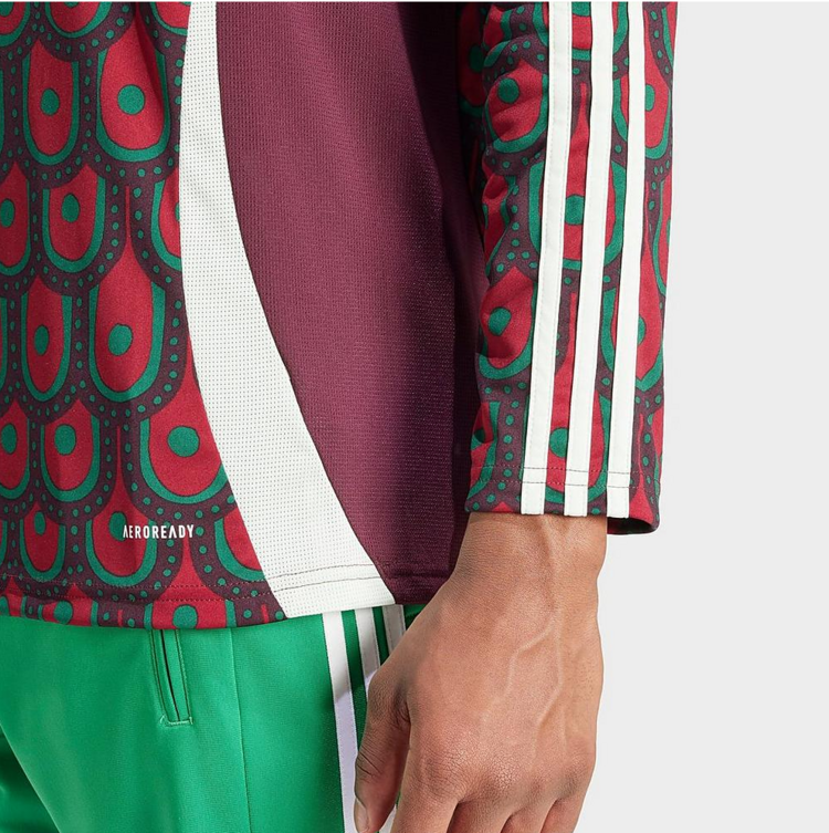 Adidas Mexico 2024 adidas Men's Home Long Sleeve Jersey