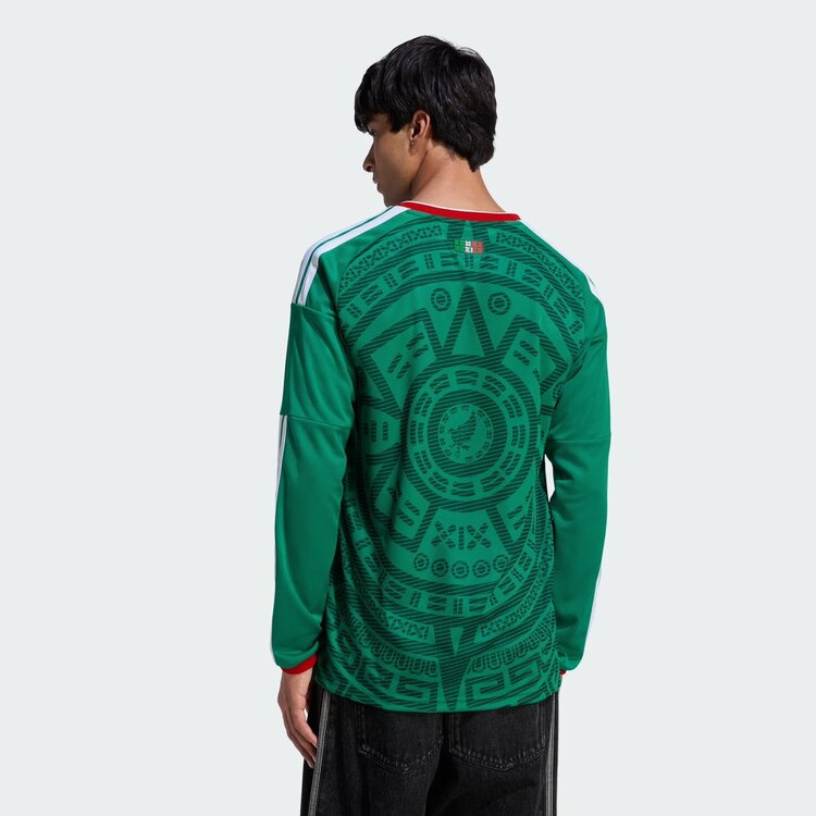 Adidas Mexico 2026 FIFA World Cup adidas Men's Home Long Sleeve Jersey