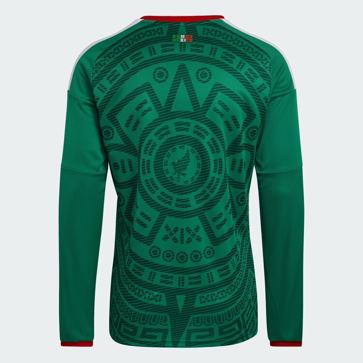 Adidas Mexico 2026 FIFA World Cup adidas Men's Home Long Sleeve Jersey