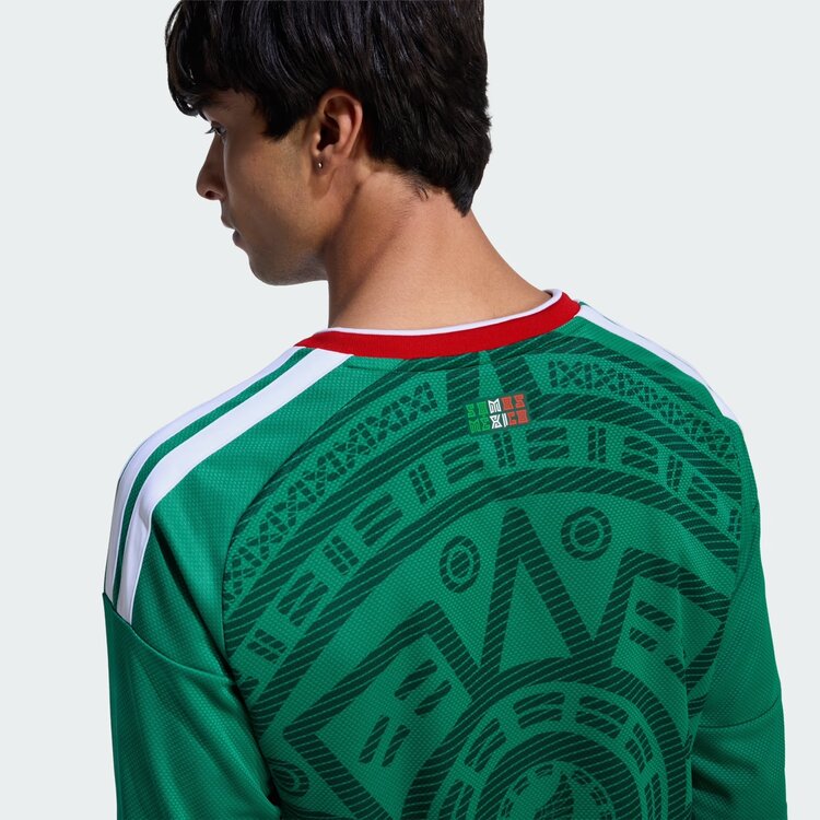 Adidas Mexico 2026 FIFA World Cup adidas Men's Home Long Sleeve Jersey