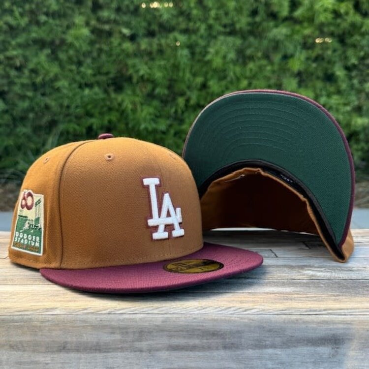 New Era LA Brown/Maroon 60th Anniv