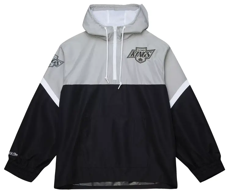 Mitchell and Ness LA Kings M&N Tie Breaker Lightweight Windbreaker Anorak