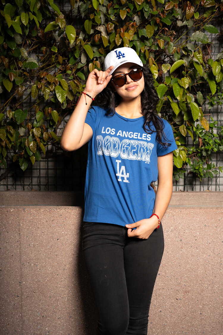 47 Brand Dodgers 47 W Jetty Blue Dreamer Frankie Tee