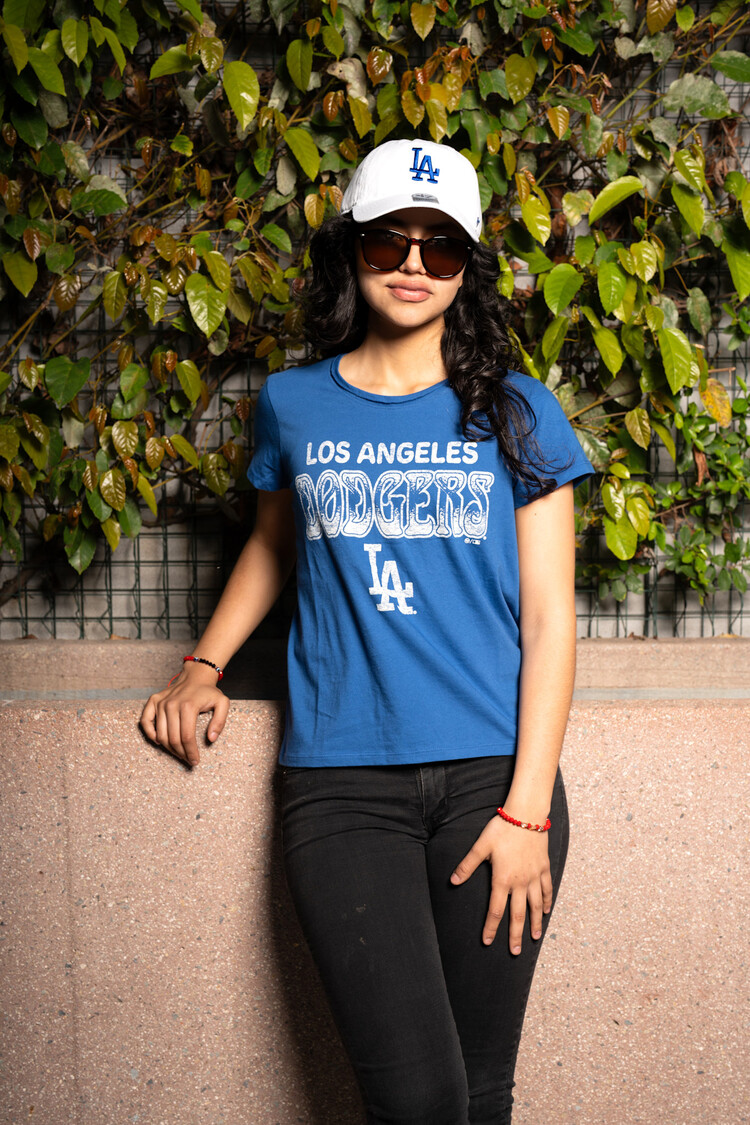 47 Brand Dodgers 47 W Jetty Blue Dreamer Frankie Tee