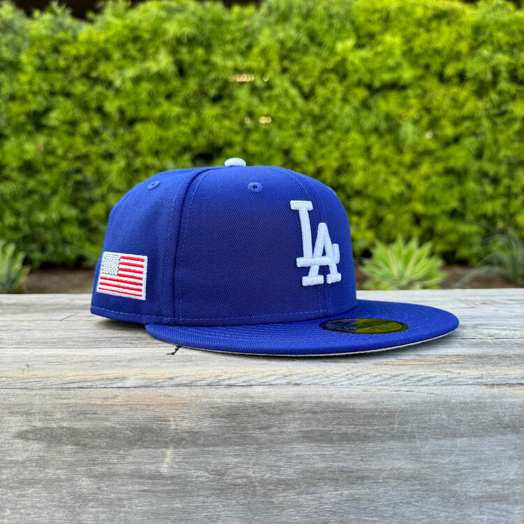New Era LA Dodgers Royal USA Side Patch