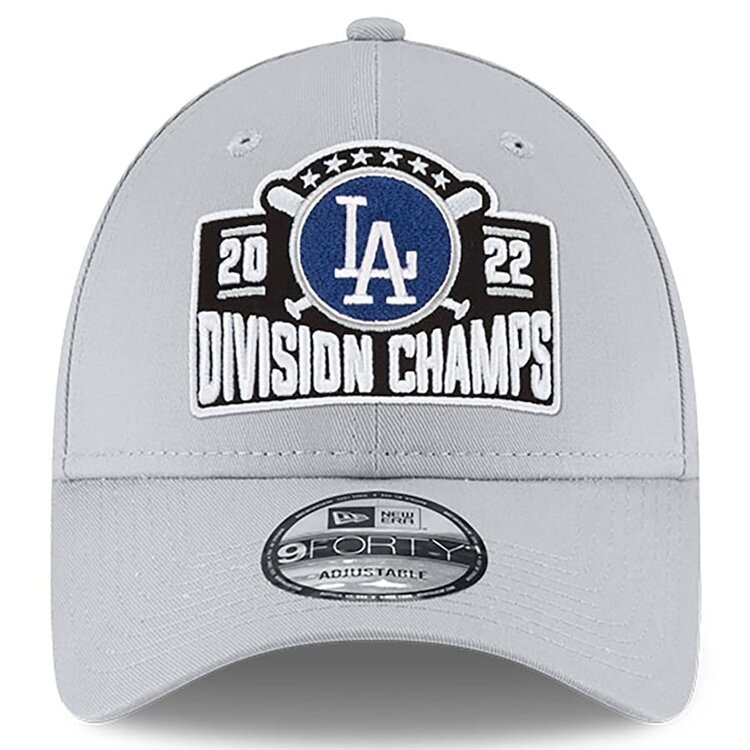 New Era LA Dodgers 2022 NL West Division Champions 940 Postseason Locker Room Hat