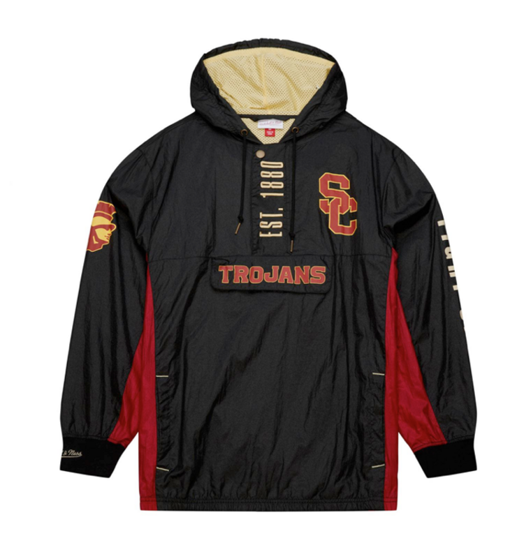 Mitchell and Ness USC Trojans M&N Team Origins 2.0 Anorak Windbreaker