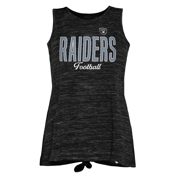 New Era Raiders W NE Black Space Dye Tank