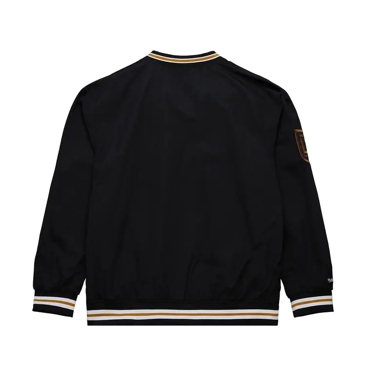 Mitchell and Ness LAFC Men's M&N Classic Nylon Black V-Neck Pullover