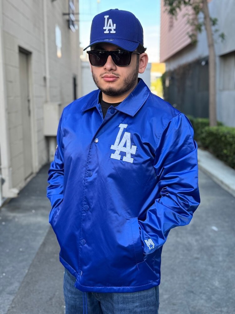 Starter LA Dodgers Men's Starter Point Man Coach Jacket Royal