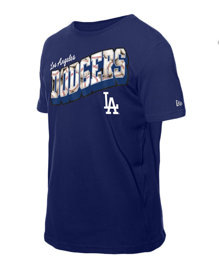 New Era LA Dodgers NE Men's Game Day Royal Baseball Background Tee