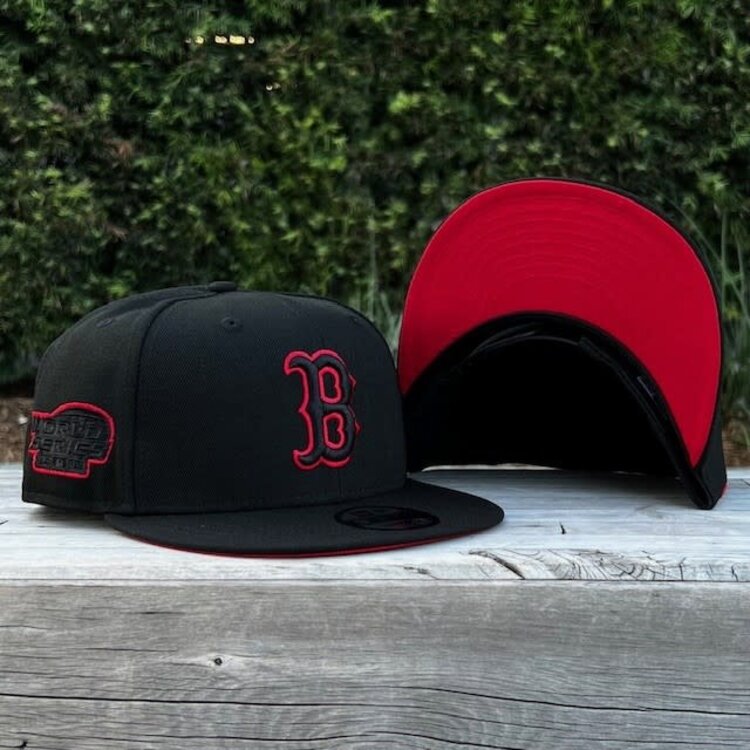 New Era Boston Red Sox Black Red Outline 2004 World Series Red UV 950