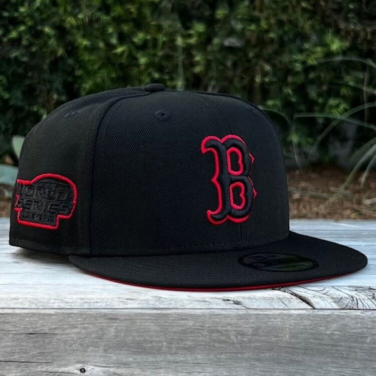 New Era Boston Red Sox Black Red Outline 2004 World Series Red UV 950