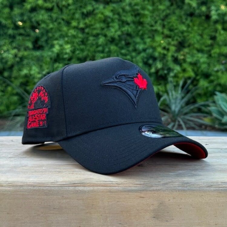 New Era Blue Jays Black Red Outline 1991 ASG Red UV 940AF