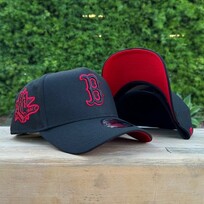 New Era Boston Black Red Outline 1961 ASG Red UV 940AF