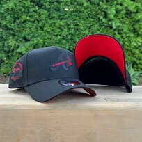 New Era Braves Black Red Outline Inaugural Red UV 940AF