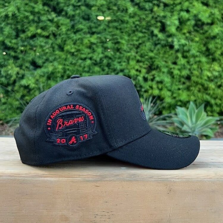 New Era Braves Black Red Outline Inaugural Red UV 940AF