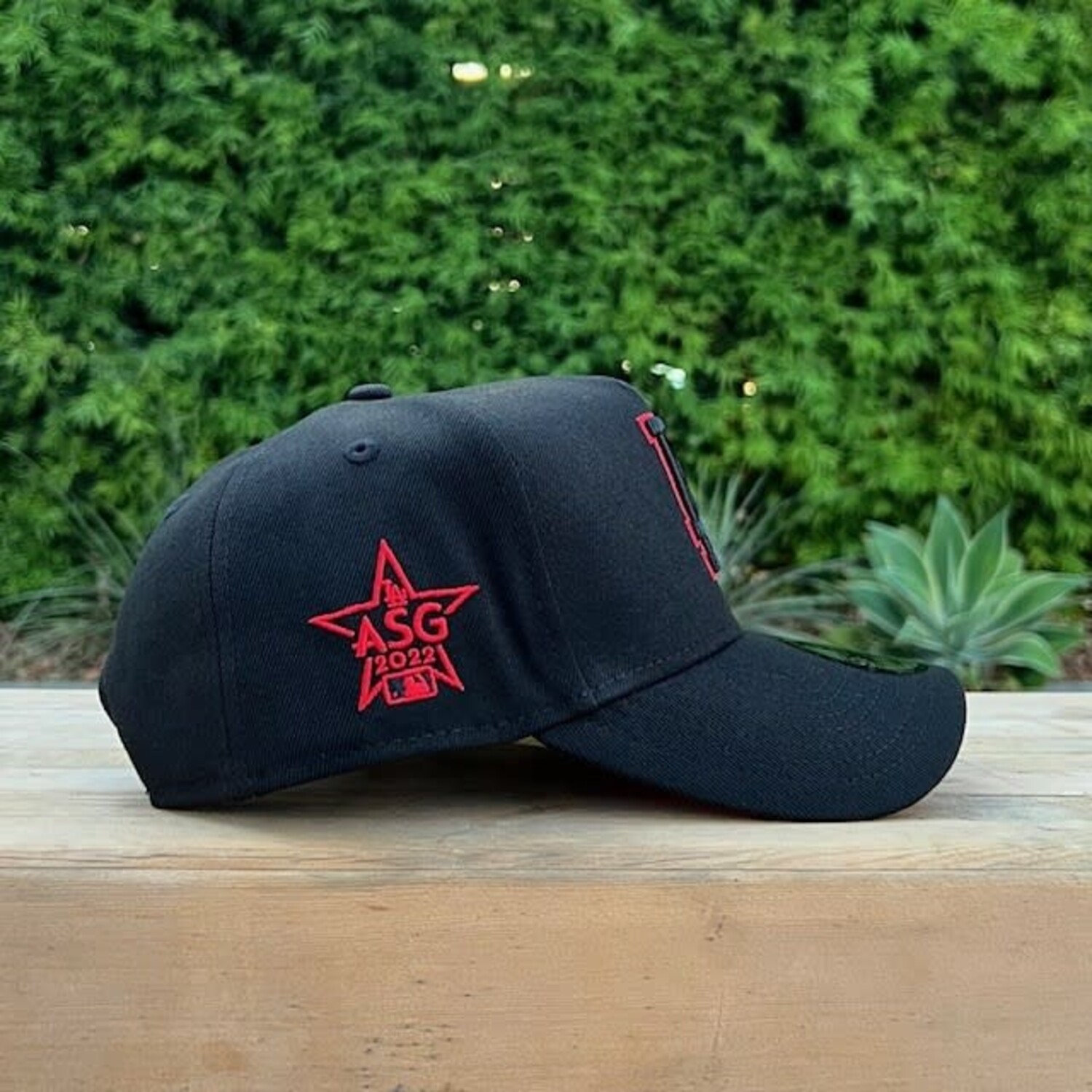 LA Dodgers Black Red Outline 2022 ASG Red UV 940AF - The Locker 