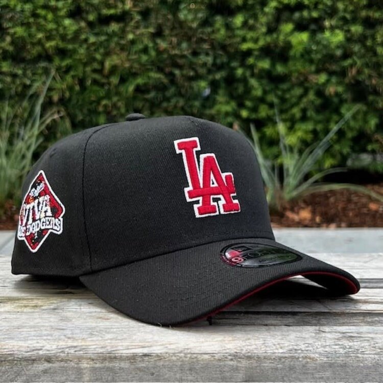 New Era LA Dodgers Black Red Outline Viva SP 940 A-Frame