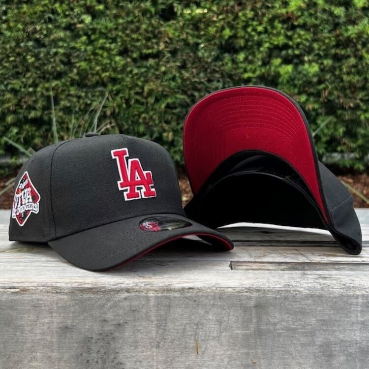 New Era LA Dodgers Black Red Outline Viva SP 940 A-Frame