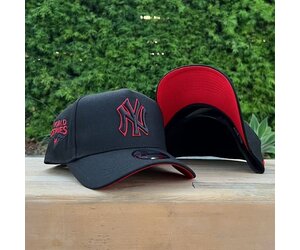 NY Yankees Black Red Outline 2009 WS Red UV 940AF - The Locker