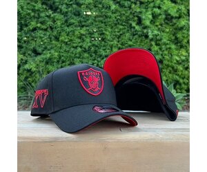 Raiders Black Red Outline SB XV Red UV 940AF - The Locker Room of