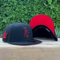 New Era LA Dodgers Black Red Outline 2022 ASG Red UV Fitted