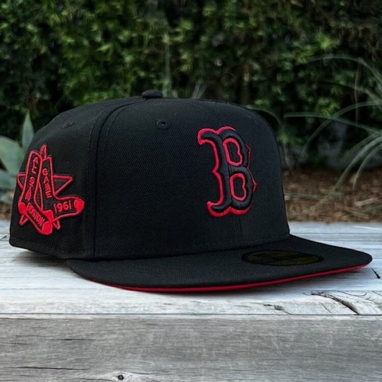 New Era Boston Black Red Outline 1961 ASG Red UV