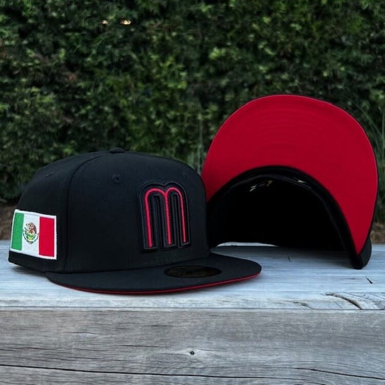 New Era Mexico Black Red w/Flag SP