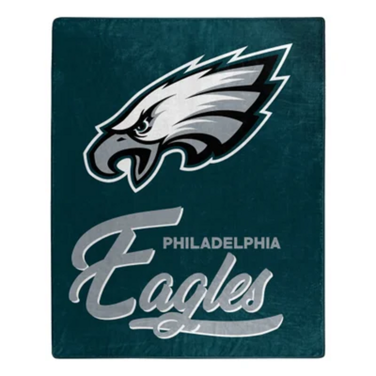 Northwest Eagles Signature Plush Raschel Throw Blanket 50x60