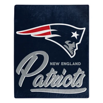 Northwest Patriots Signature Plush Raschel Throw Blanket 50x60