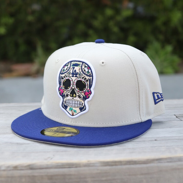 New Era LA Dodgers Stone/Royal Sugar Skull