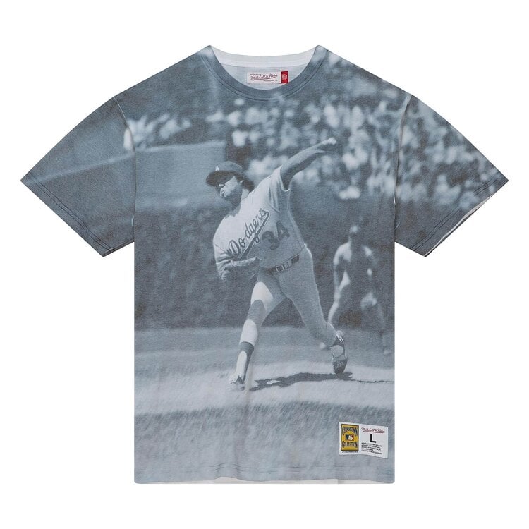 Mitchell and Ness LA Dodgers M&N Highlight Sublimated Fernando Valenzuela T-Shirt