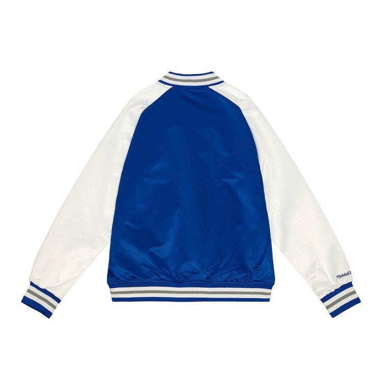 Mitchell and Ness LA Dodgers M&N Men's Primetime Lightweight Satin Jacket Royal-White