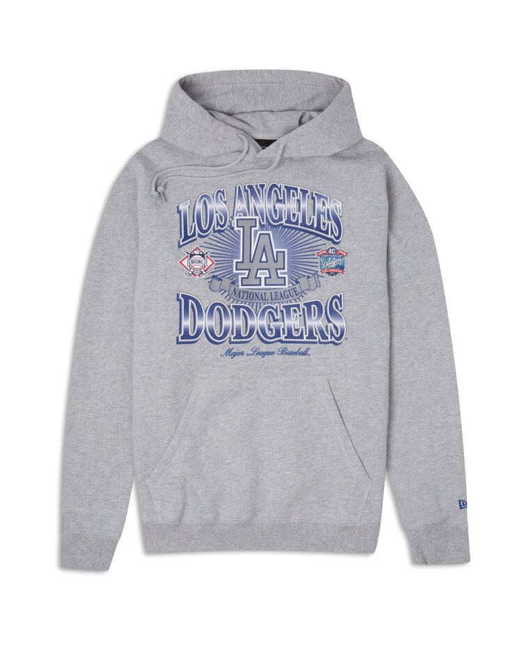 New Era LA Dodgers Men's NE Sum Class Gray P/O Hoodie