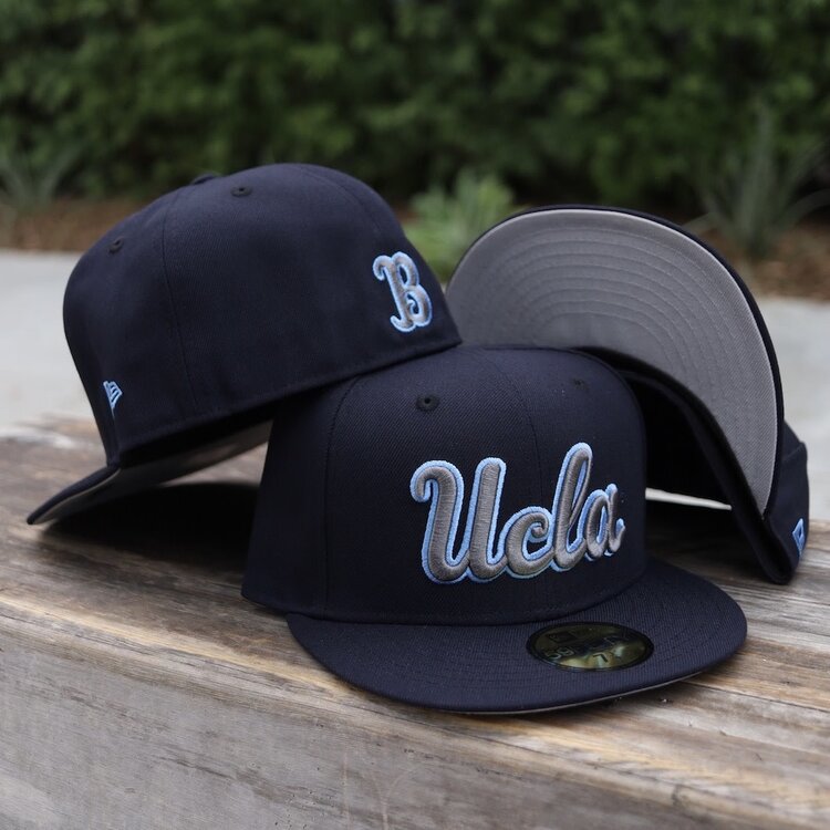 New Era UCLA Script Navy Gray-Blue